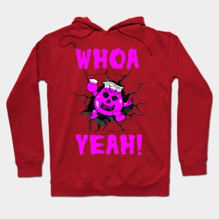 Ghoul Aid - Whoa Yeah! Crimson Ghost Mashup Pink Hoodie